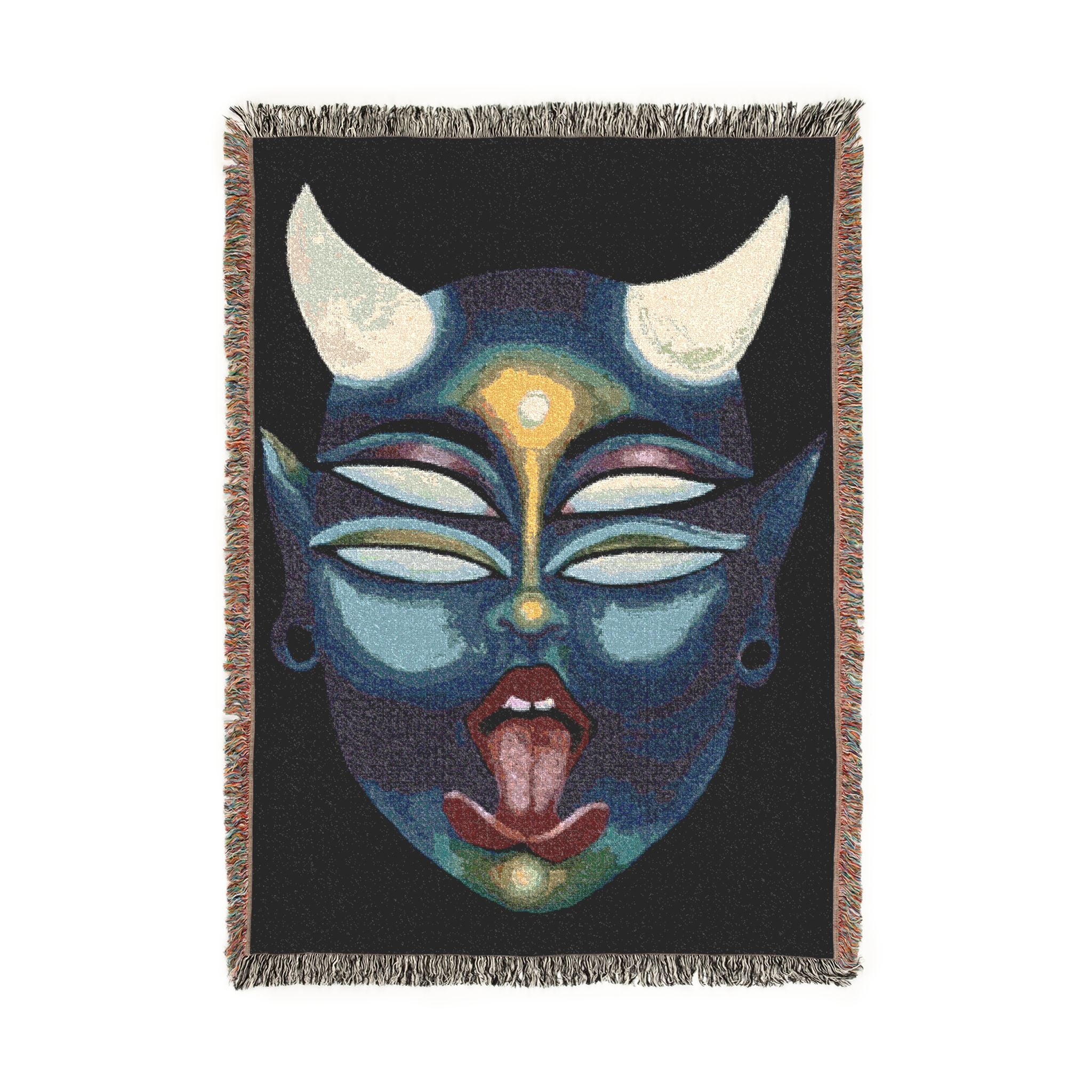 “Me Endiablas” Woven Blanket