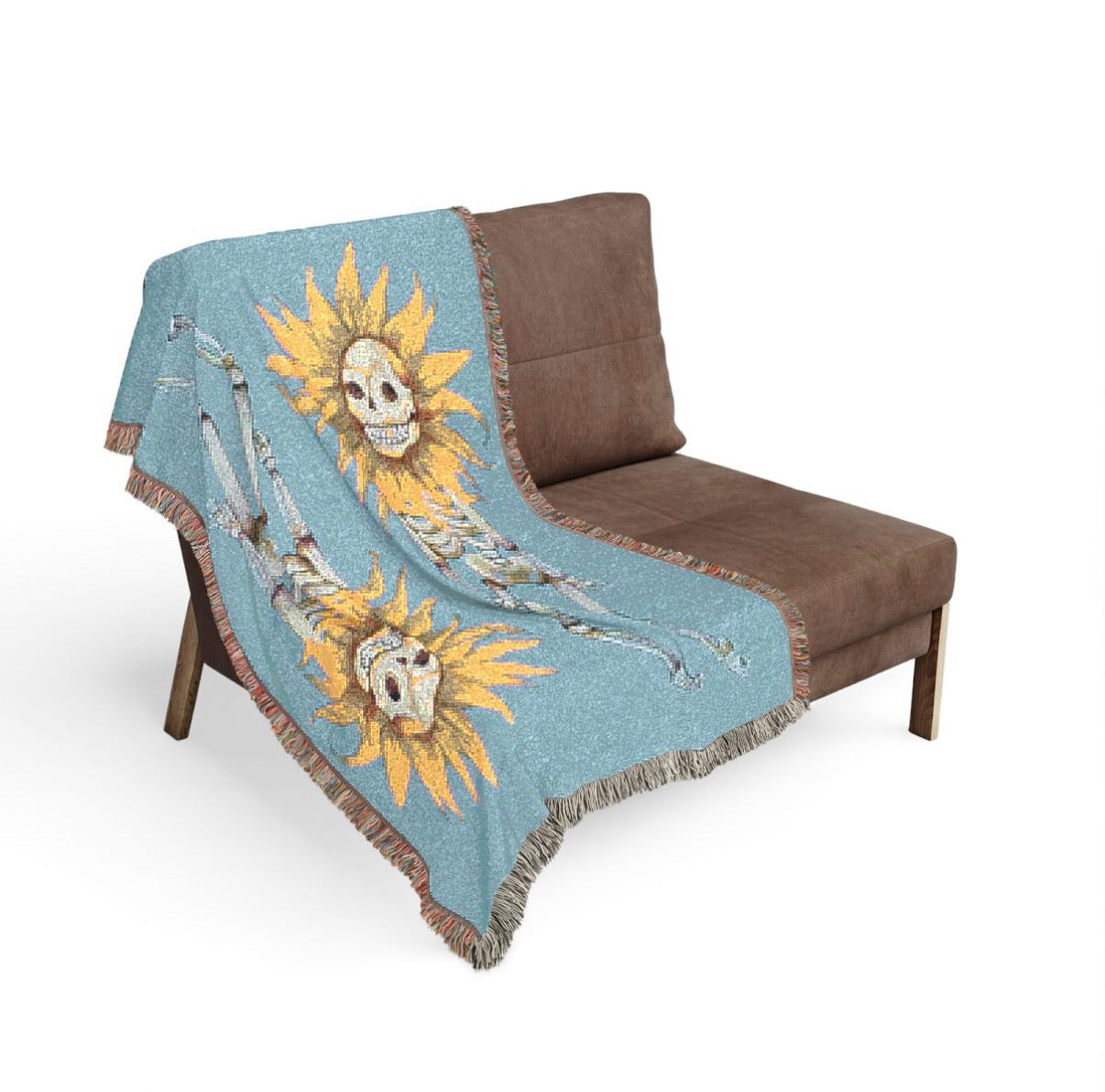 “Sunflower Boyfriend” Woven Blanket