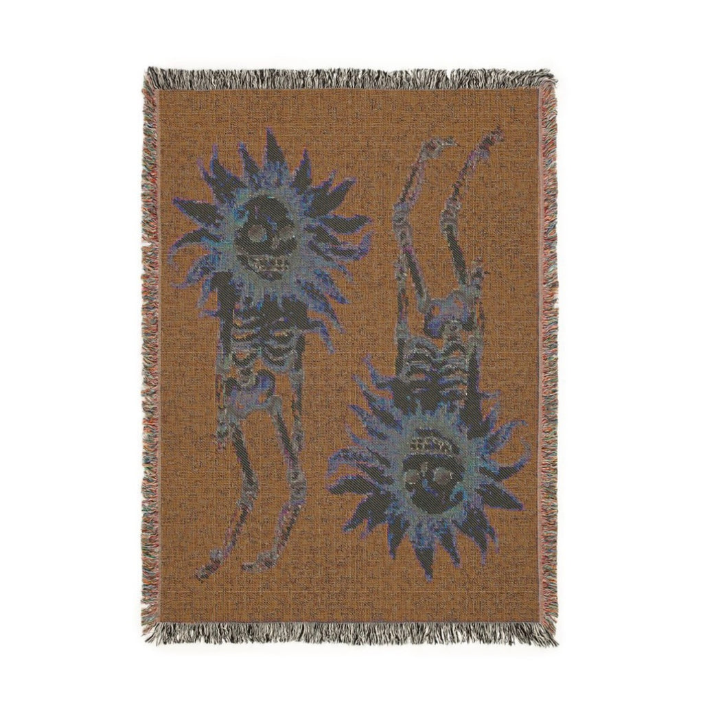 “Sunflower Boyfriend” Woven Blanket