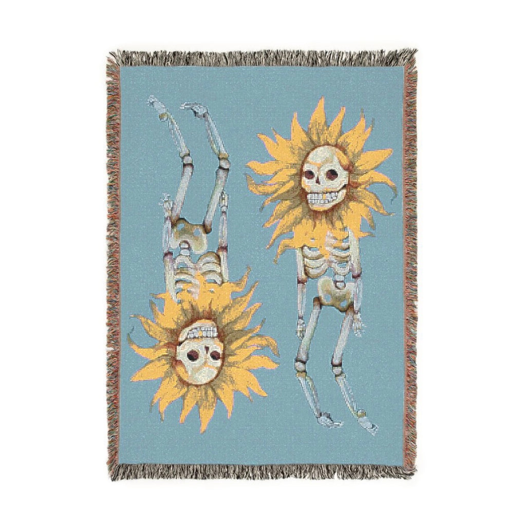 “Sunflower Boyfriend” Woven Blanket